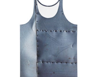 Tin Man Tank Top, Hard Look, Soft Feel, Retro Robot Graphic Tee, Vintage Sci-Fi Aesthetic, Futuristic Sleeveless Shirt, Dorothy's Friend