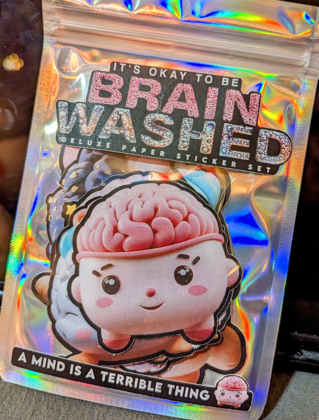 Brain Washed Buddies Deluxe Sticker Collection, It's Okay to Be
