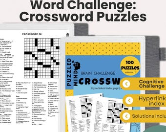 Crossword Puzzle Supernote Templates Supernote Puzzles Nomad template 2025 e-inkt games Supernote games A5X and A6x2 template Puzzle book