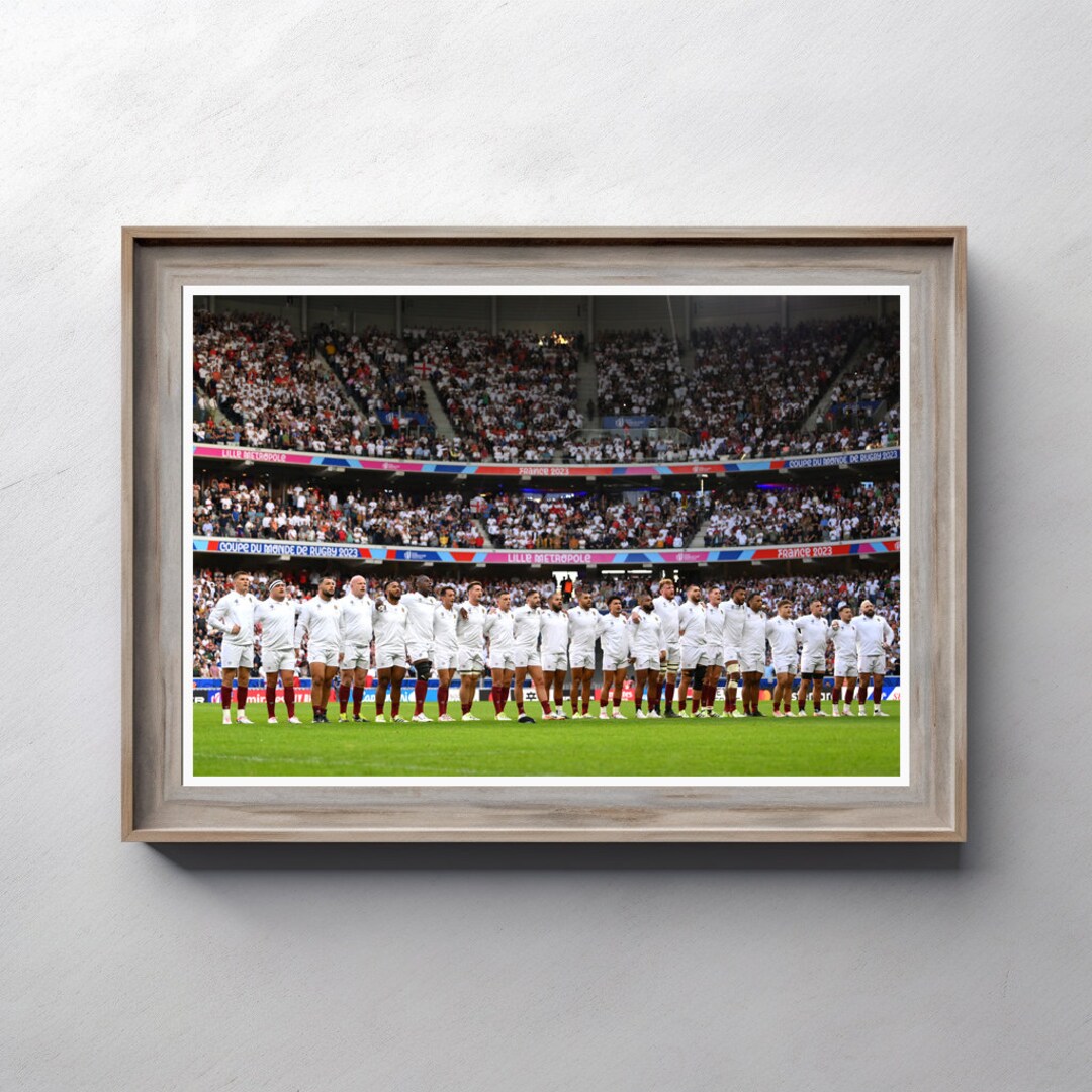 England Rugby World Cup Team 2023 ART POSTER PRINT Wall Decor ...