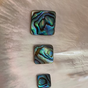 10 pcs Abalone Square Beads, Paua Square Shape Beads,Jewelry Making Beads ,Jewelry Findings, E333