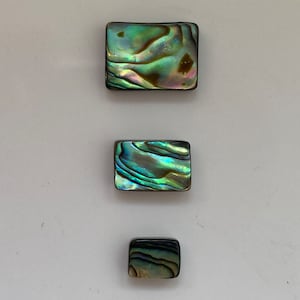 10 pcs Abalone Oblong Beads, Paua Oblong Shape Beads,Jewelry Making Beads ,Jewelry Findings, E334