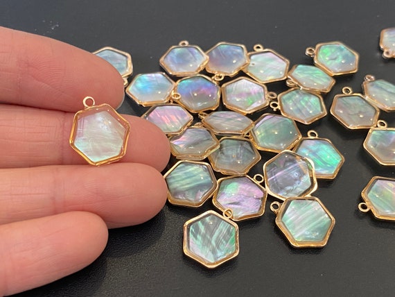 100 Pcs Pendentif Perlé Mode Breloque Bricolage Résultats Bijoux Fleurs
