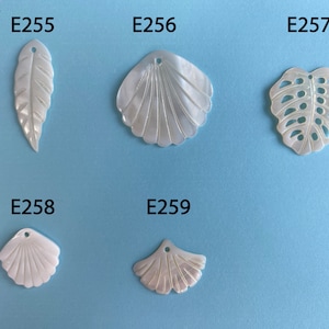 5 pezzi Ciondolo foglia madreperla intagliato a mano, foglia di palma Monstera MOP, foglia di pianta tropicale Monstera intagliata a mano in madreperla, E255M
