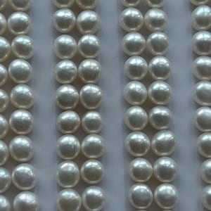5 pares de perlas de agua dulce AAA, perla color melocotón, pendientes de botón de perla, material de perla real, perforado a la mitad, suministro de pendientes, E015