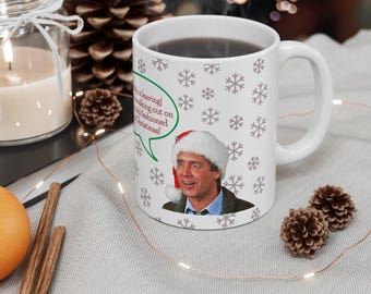 Clark Griswold National Lampoon's Christmas Vacation Ceramic Coffee Cup, 11oz Gift / Secret Santa / Stocking Filler