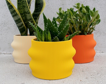 Planter Nº1 | Yellow - Orange