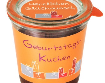 Geburtstagskuchen Orange