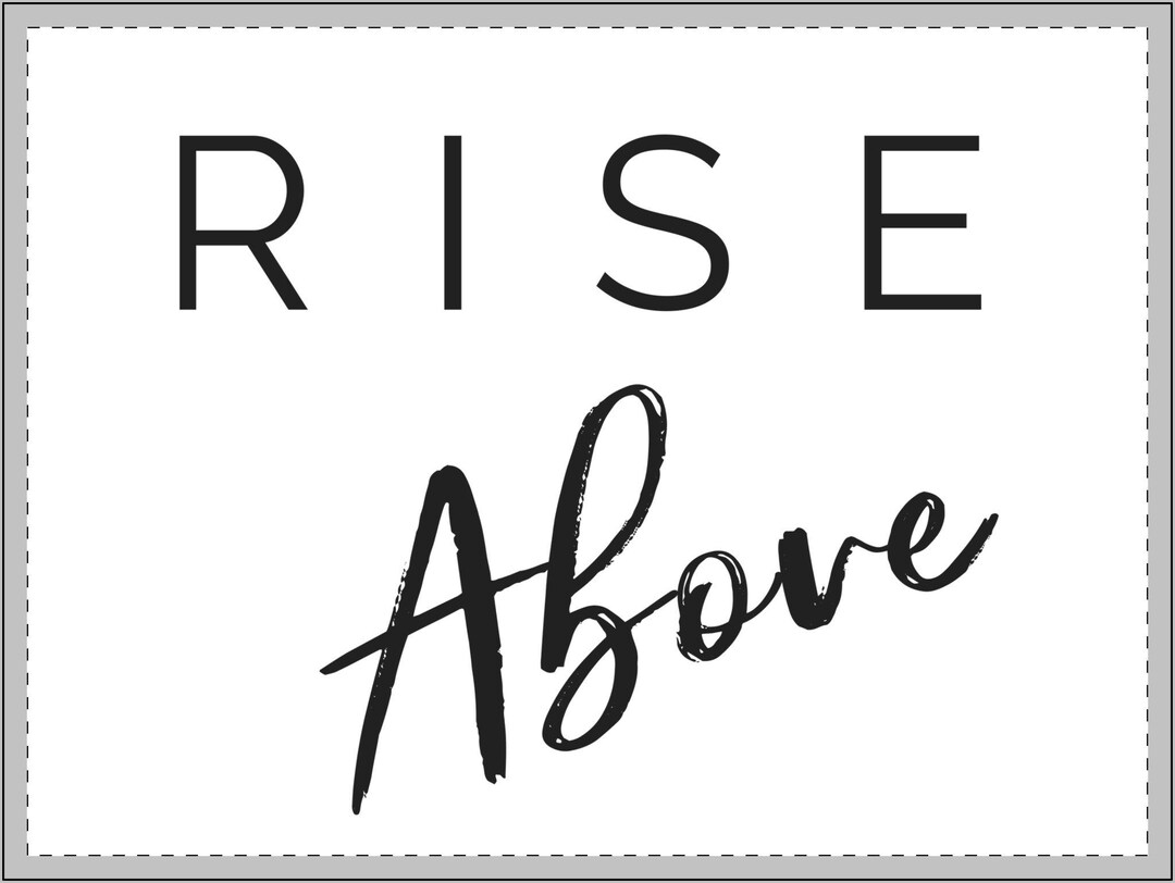 Rise Above by Tanya Renee Yard Signs - Etsy