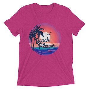 Beach Please Graphic Short sleeve t-shirt