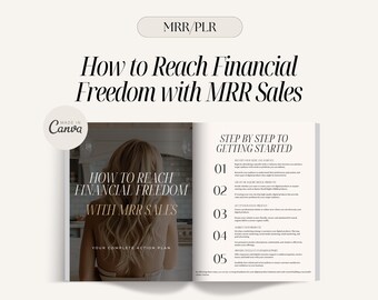 MRR Guide: Financial Freedom with Canva Templates (Digital Download)