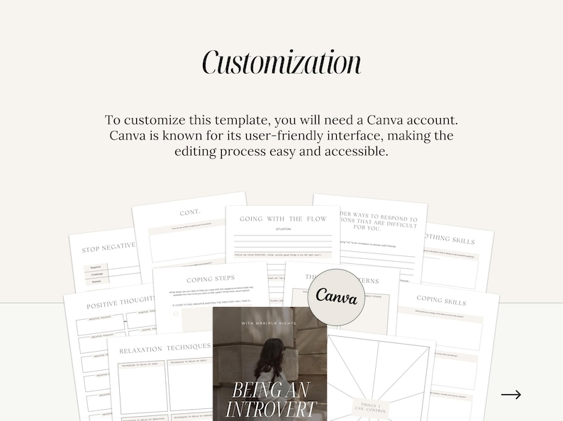 Introversion Worksheet Being an Introvert Journal, Printable & Digital, Personal Growth ...