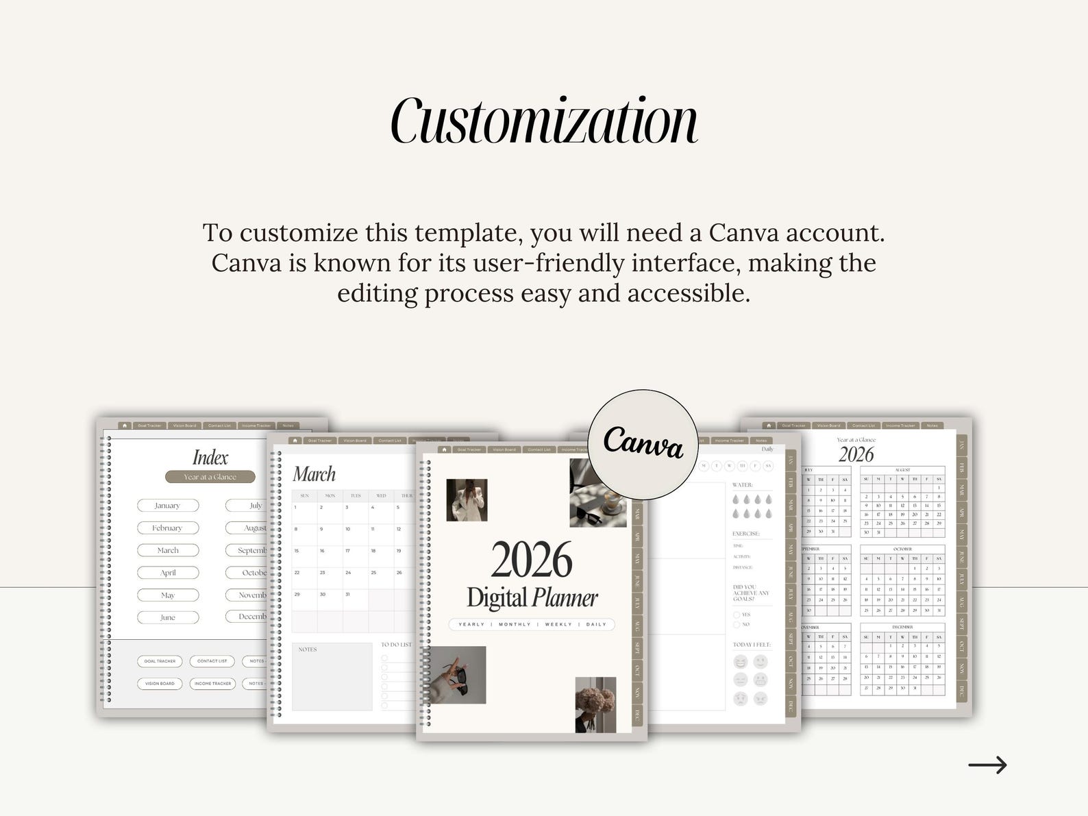 MRR PLR 2026 Planner, Digital Planner Template W/ Master Resell Rights ...