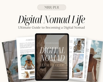 Digital Nomad Guide: Master Resell Rights, Canva Template (Digital Download)