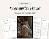 Money Mindset Planner w/ Master Resell Rights, MRR Budget Planner, PLR Digital Product, Digital Journal, Sell As Your Own, Digital Marketing