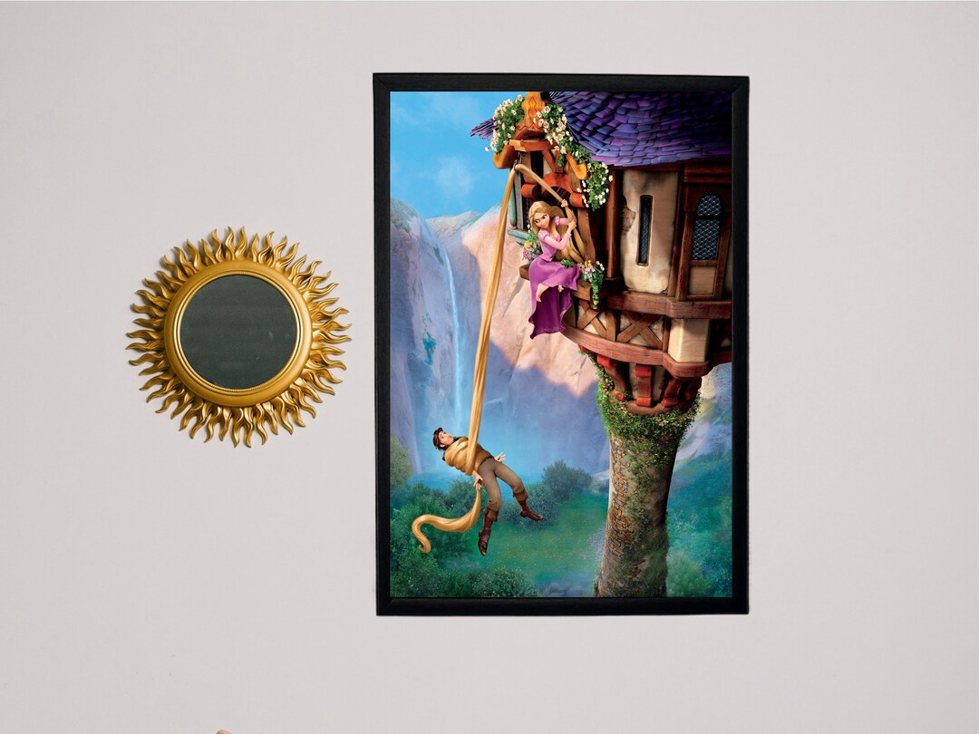 Tangled Movie Series Print Dorm Room Wall Decor Canvas - Etsy
