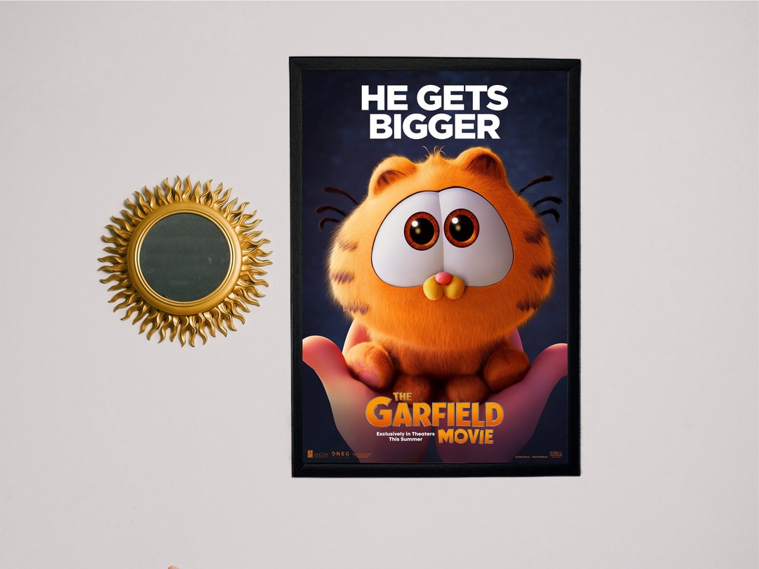 The Garfield Movie Movie Series Print Dorm Room Wall Decor Canvas ...