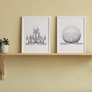 Sofort druckbares Poster BTW Park Icons