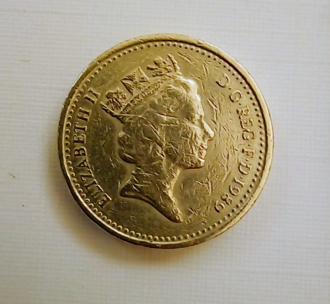 最終値下げ‼ 80s Lonsdale uk製 当時物 オリジナル 激レア 51 One Pound 1989 British Elizabeth Ll Rare Mint Error Coin - Etsy