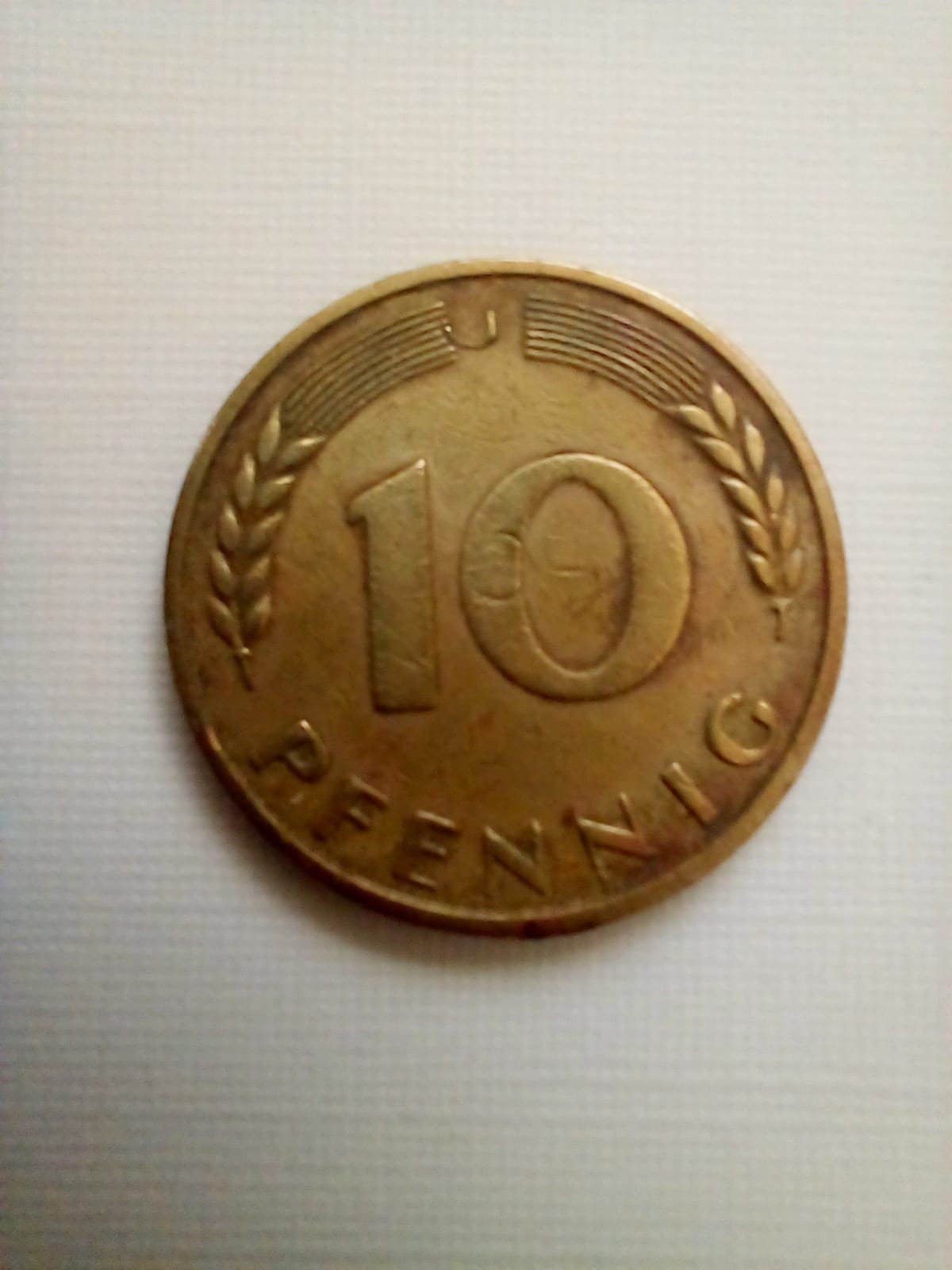Germany coin - 10 Pfennig 1950 F. BUNDESREPUBLIK DEUTSCHLAND
