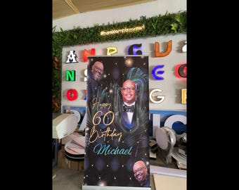 Brand Roll Banner | Custom Wedding Retractable Banner Stand included with full color print | Wedding Banner Stand | Wedding Display | Custom