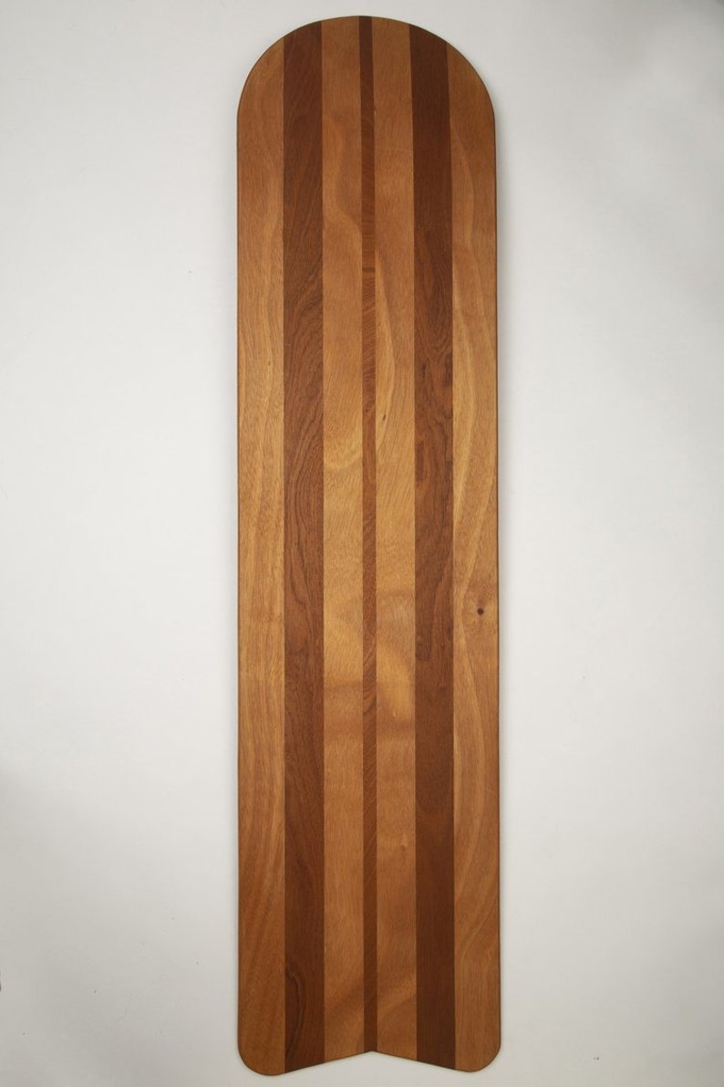 Handcrafted Wooden Bellyboard: Okoume & Sapele Inlay, Eco-friendly Surf ...