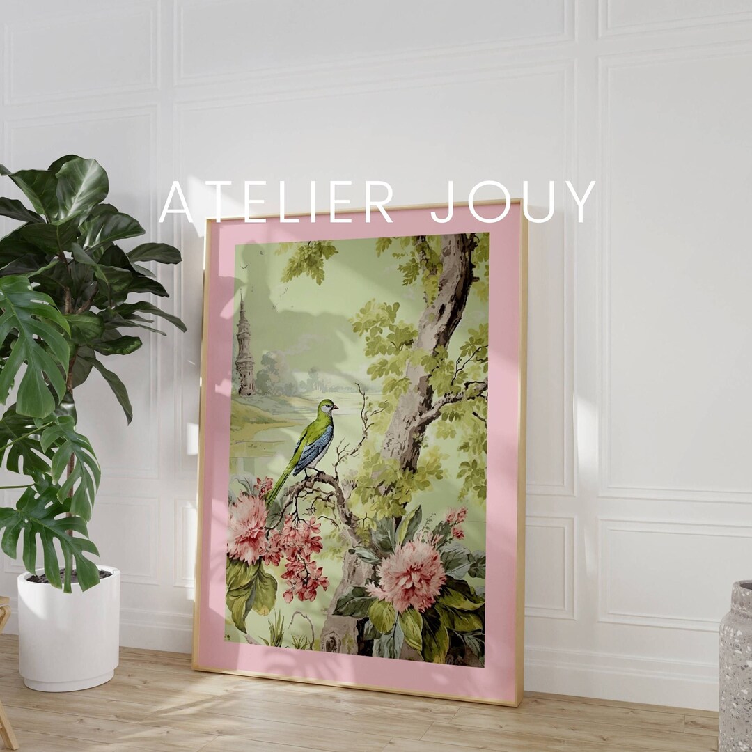 Pink and Green Wall Art for Bedroom Aesthetic Sage Green Wall Art Pink