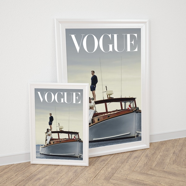 Vogue Poster Print -  Vogue Magazine | Luxury Poster | Fashion Poster | Wall Decor | Wall Art | Vintage Print | Photography Print
