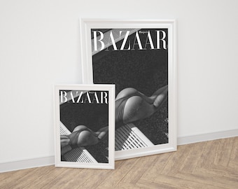 Harper's Bazaar Poster Print - Bazaar Magazine | Luxury Poster | Fashion Poster | Wall Decor | Wall Art | Photography | Vogue Magazine