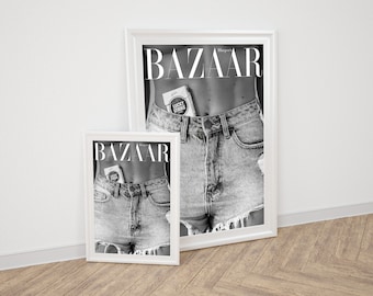 Harper's Bazaar Poster Print - Bazaar Magazine | Luxury Poster | Fashion Poster | Wall Decor | Wall Art | Photography | Vogue Magazine