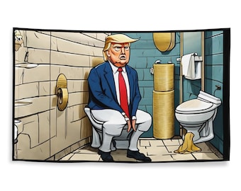 Bandiera Trump - Toilette Trump