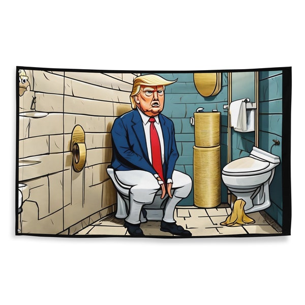 Trump Flag - Trump Toilet