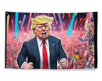 Bandiera Trump - Trump Rave
