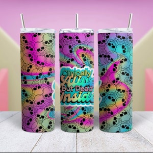 Dead Inside 20 oz Tumbler Wrap