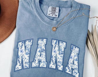 Comfort Colors® Nana Shirt, Nana Tee, Cute Nana Shirt, Gift for Nana, Toile Floral Nana Shirt, Grandma Gift, Grandma Mimi, Grandmother Shirt