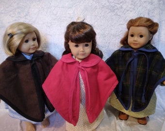 Plumfield Cloak for 18 inch dolls