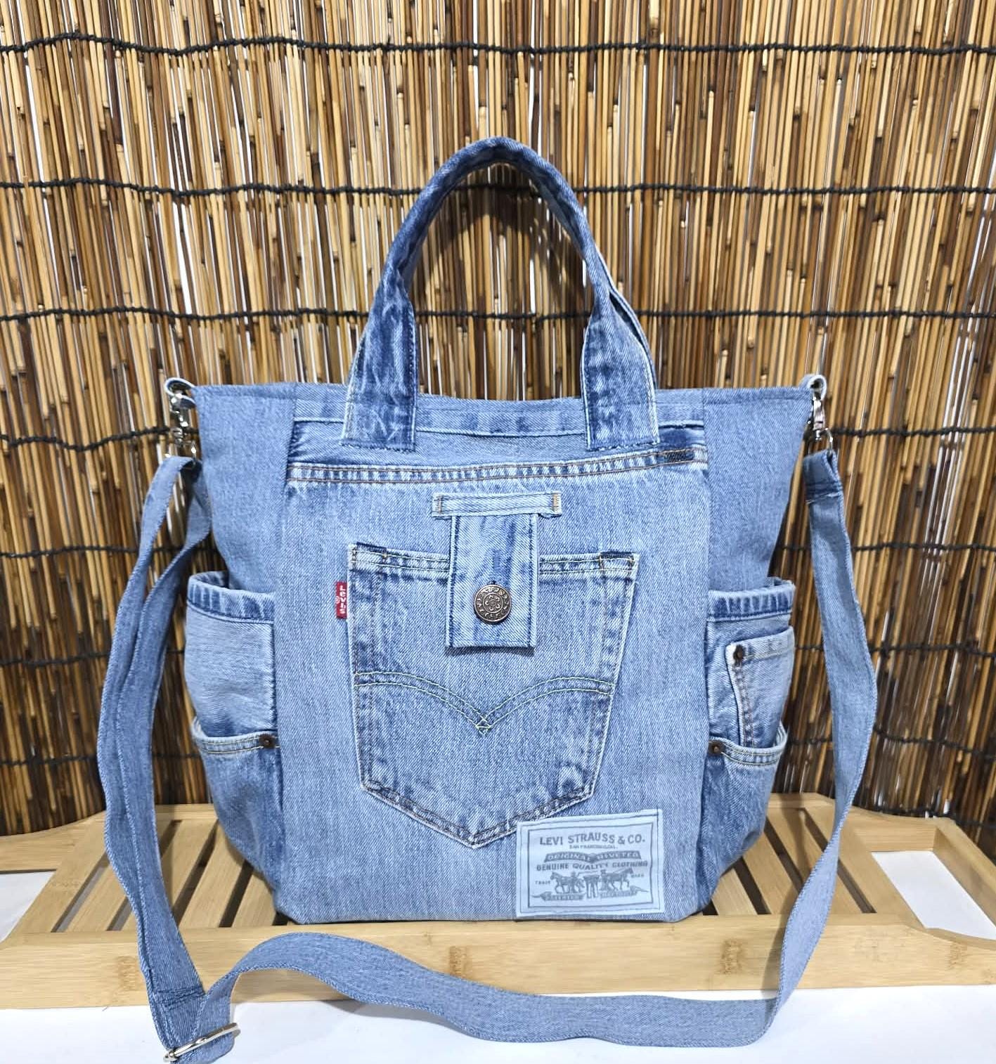 レア】BossUp REMAKE DENIM TOTE BAG Lサイズ 【公式通販】