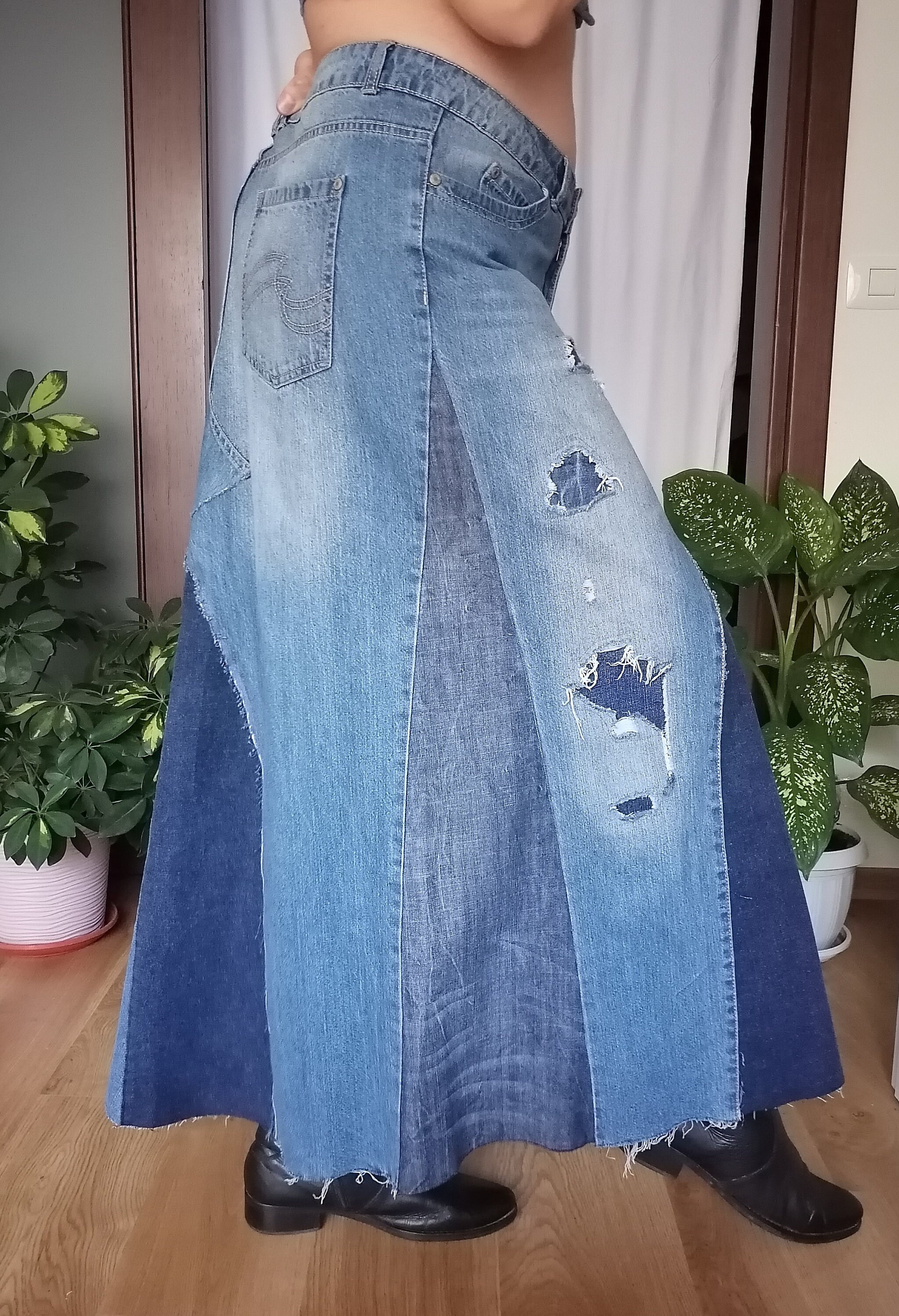 Two-Tone Skirt
