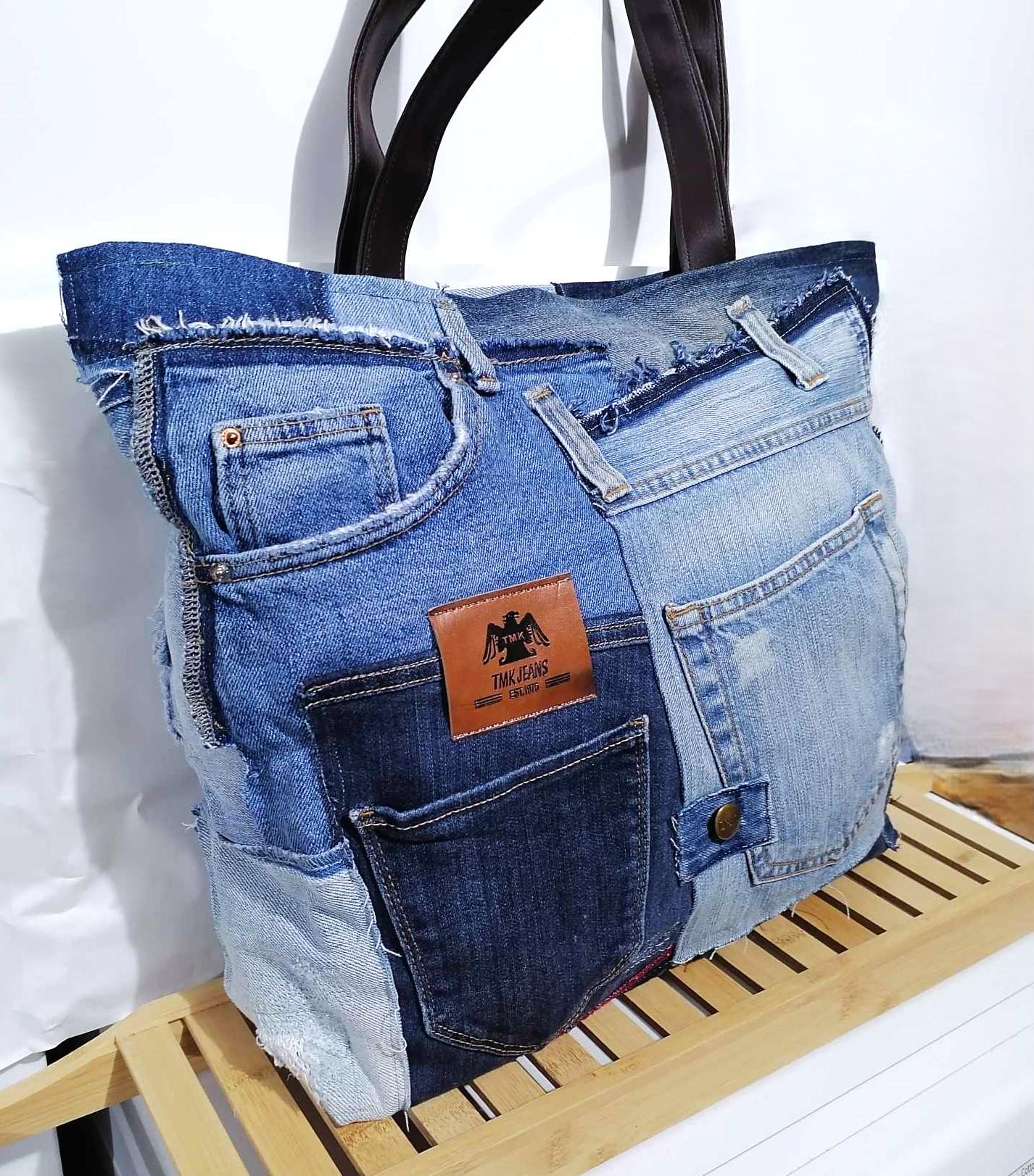 Backpack Mochila De Jeans Reciclados Passo A Passo Jeans Reciclado