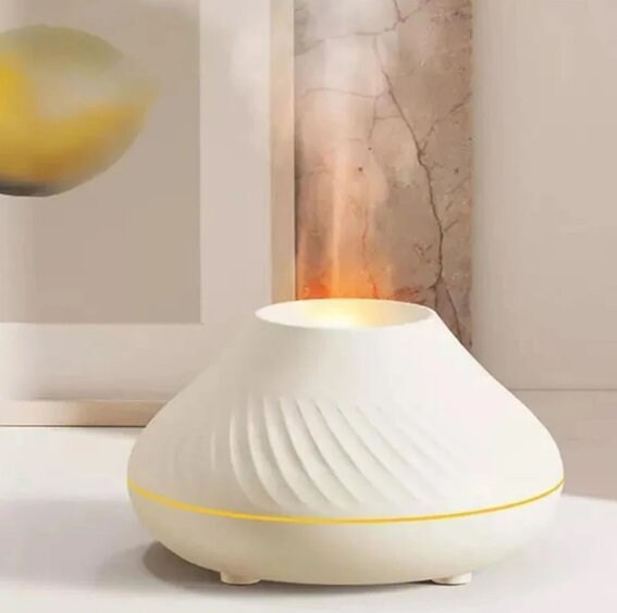 Essential Oil Diffuser Volcano Flame Style Humidifier Diffuser Etsy UK