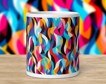 Modernes buntes Muster 23 Mug