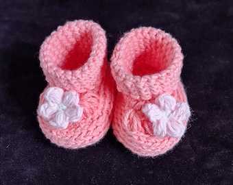 Crochet Cotton Baby Shoes & Hat Set