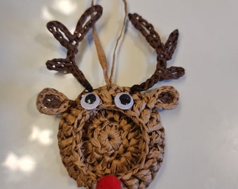 Rudolph Christmas hanging photo frame