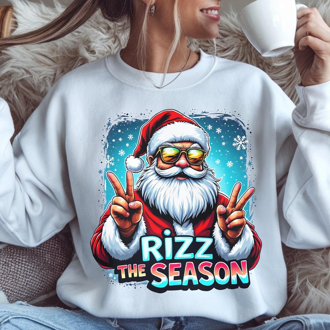 Rizz the Season Png,rizz Em Shirt,merry Christmas Bruh,skibidi Rizzmas ...
