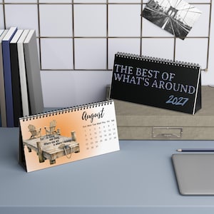 Dave Lyrics Desk Calendar 2027 - Office Decor - Fan Gift