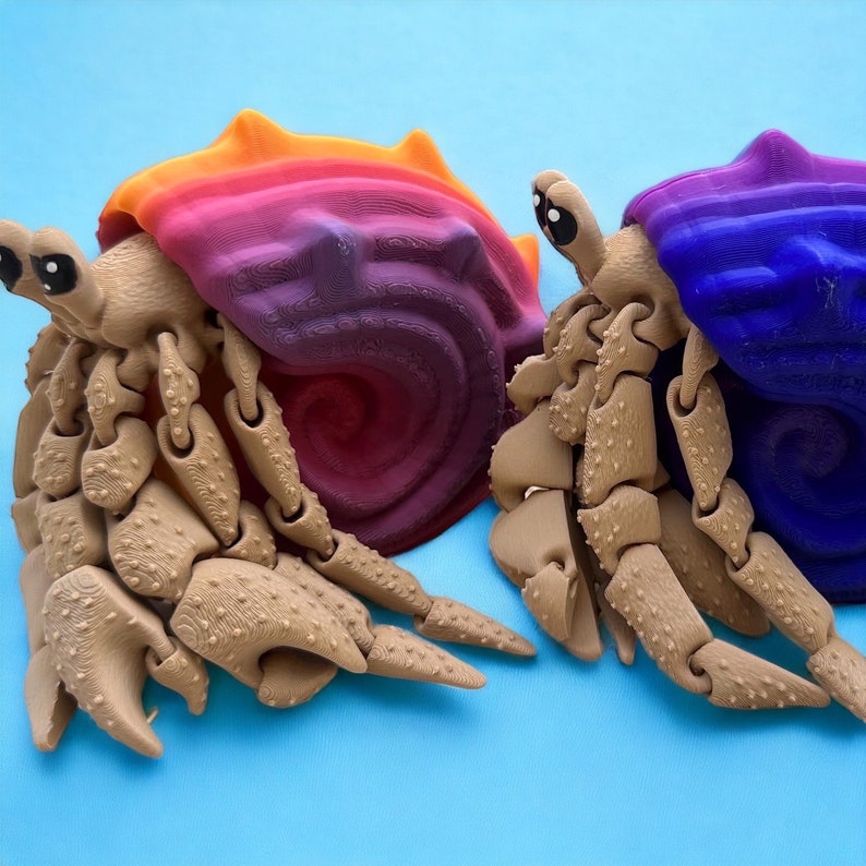 Hermit Crab / 3D Printed Hermit Crab - Etsy