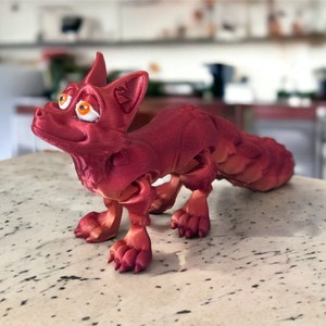 3-D printed fox
