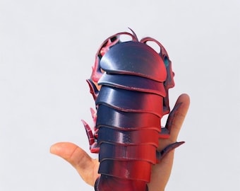 Plastic Pill Bug Roly Poly Insect Potato Bug Isopod KEYCHAIN