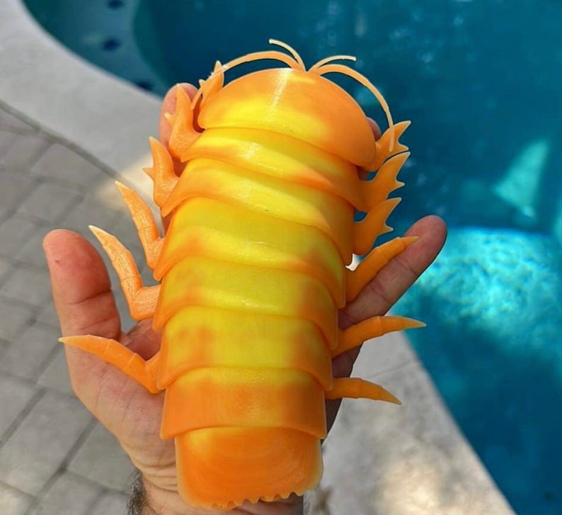 3D Printed Isopod - Etsy