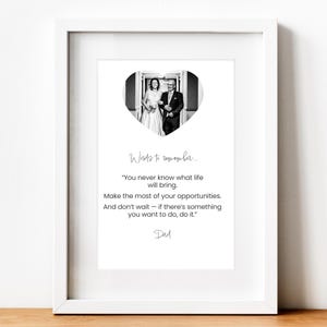 Personalised Memorial Quote Print: Remembrance Gift for Loss (Digital Download)